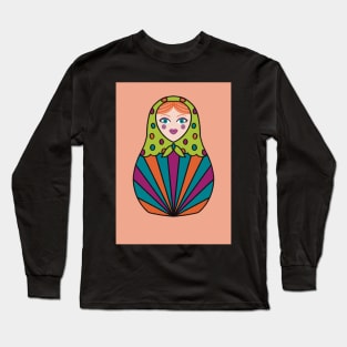 Spots & Stripes Russian Doll Long Sleeve T-Shirt